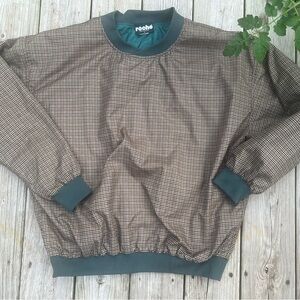 Roche vintage mens golf windbreaker pull over size large